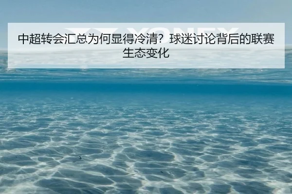 中超转会汇总为何显得冷清？球迷讨论背后的联赛生态变化